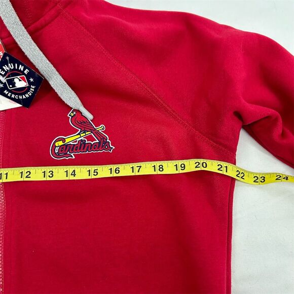 Antigua Women's St. Louis Cardinals Full-Zip Hoodie Jacket Red Size L - Picture 9 of 10